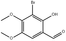 Benzaldehyde, 3-bromo-2-hydroxy-4,5-dimethoxy- Struktur