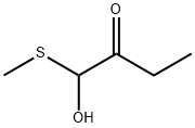 2-Butanone, 1-hydroxy-1-(methylthio)- Struktur