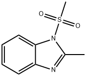 1H-Benzimidazole, 2-methyl-1-(methylsulfonyl)- Struktur