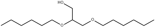 1-Propanol, 2,3-bis(hexyloxy)- Struktur