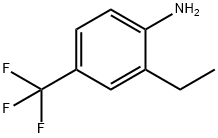 Benzenamine, 2-ethyl-4-(trifluoromethyl)- Struktur