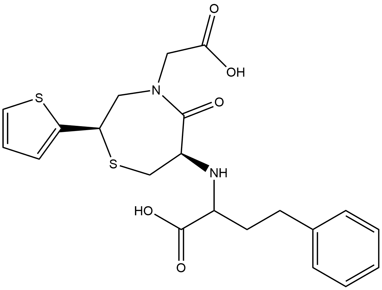 Temocapril Impurity 3 Struktur