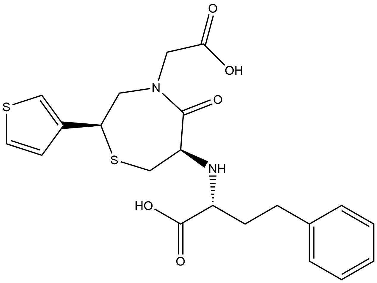 Temocapril Impurity 11 Struktur