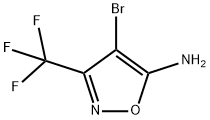 5-Isoxazolamine, 4-bromo-3-(trifluoromethyl)- Struktur