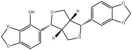 Diasesaminol Struktur