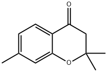 4H-1-Benzopyran-4-one, 2,3-dihydro-2,2,7-trimethyl- Struktur