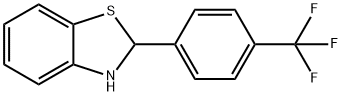 Benzothiazole, 2,3-dihydro-2-[4-(trifluoromethyl)phenyl]- Struktur