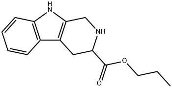 1H-Pyrido[3,4-b]indole-3-carboxylic acid, 2,3,4,9-tetrahydro-, propyl ester