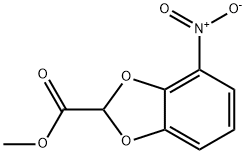 1,3-Benzodioxole-2-carboxylic acid, 4-nitro-, methyl ester Struktur