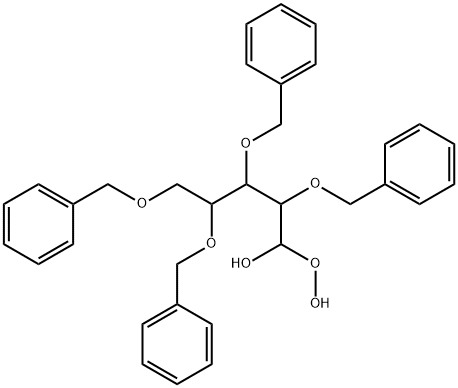 1-Pentanol, 1-hydroperoxy-2,3,4,5-tetrakis(phenylmethoxy)- (9CI)