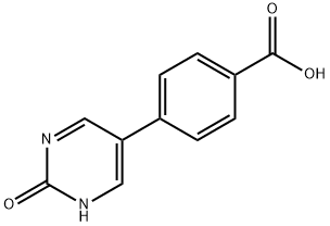 5-(4-Carboxyphenyl)-2-hydroxypyrimidine Struktur