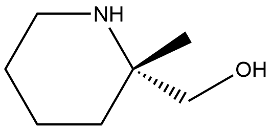 (S)-(2-methylpiperidin-2-yl)methanol Struktur