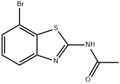 Acetamide, N-(7-bromo-2-benzothiazolyl)- Struktur