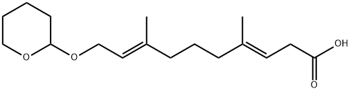 3,8-Decadienoic acid, 4,8-dimethyl-10-[(tetrahydro-2H-pyran-2-yl)oxy]-, (E,E)- (9CI)