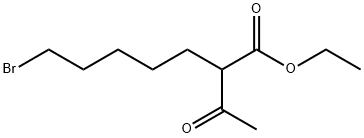 Heptanoic acid, 2-acetyl-7-bromo-, ethyl ester