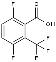 3,6-Difluoro-2-(trifluoromethyl)benzoic acid Struktur