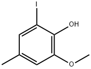 Phenol, 2-iodo-6-methoxy-4-methyl- Struktur