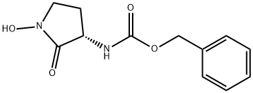 Carbamic acid, (1-hydroxy-2-oxo-3-pyrrolidinyl)-, phenylmethyl ester, (S)- (9CI) Struktur