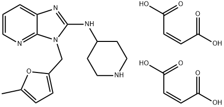 Noberastine maleate Struktur