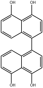 1,1'-Binaphthalene-4,4',5,5'-tetrol Struktur