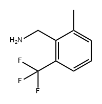 Benzenemethanamine, 2-methyl-6-(trifluoromethyl)- Struktur