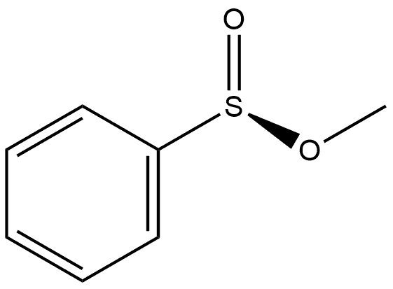 Benzenesulfinic acid, methyl ester, [S(S)]- Struktur