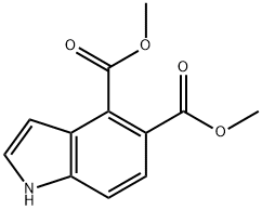 1H-Indole-4,5-dicarboxylic acid, 4,5-dimethyl ester Struktur