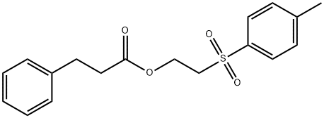 Benzenepropanoic acid, 2-[(4-methylphenyl)sulfonyl]ethyl ester