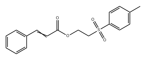 2-Propenoic acid, 3-phenyl-, 2-[(4-methylphenyl)sulfonyl]ethyl ester