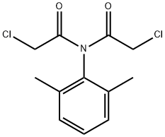 Acetamide, 2-chloro-N-(2-chloroacetyl)-N-(2,6-dimethylphenyl)- Struktur