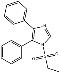 1H-Imidazole, 1-(ethylsulfonyl)-4,5-diphenyl- Struktur