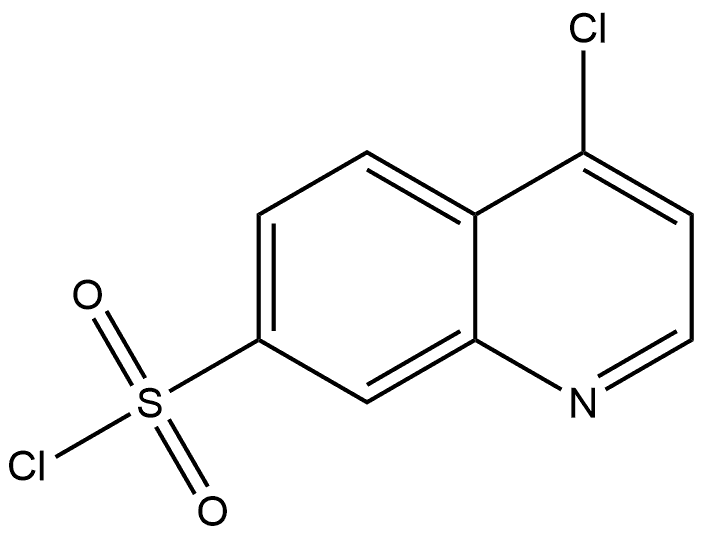 4-Chloro-7-quinolinesulfonyl chloride Struktur