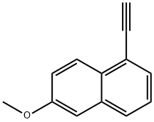 Naphthalene, 1-ethynyl-6-methoxy- Struktur