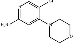 2-Pyridinamine, 5-chloro-4-(4-morpholinyl)- Struktur