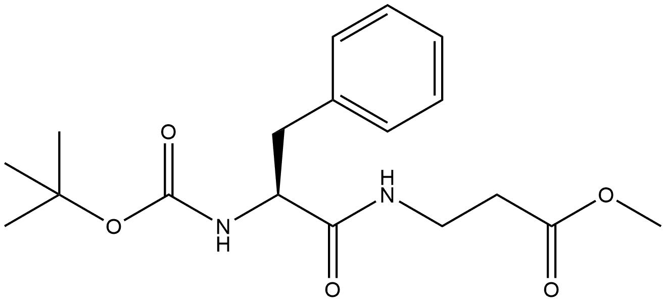 β-Alanine, N-[(1,1-dimethylethoxy)carbonyl]-L-phenylalanyl-, methyl ester