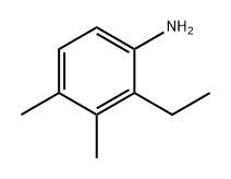 Benzenamine, 2-ethyl-3,4-dimethyl- Struktur