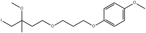 Benzene, 1-[3-(4-iodo-3-methoxy-3-methylbutoxy)propoxy]-4-methoxy-