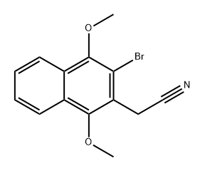 2-Naphthaleneacetonitrile, 3-bromo-1,4-dimethoxy-