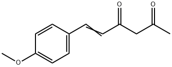 5-Hexene-2,4-dione, 6-(4-methoxyphenyl)- Struktur