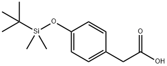 Benzeneacetic acid, 4-[[(1,1-dimethylethyl)dimethylsilyl]oxy]- Struktur