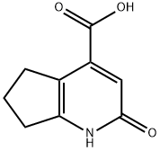 1H-Cyclopenta[b]pyridine-4-carboxylic acid, 2,5,6,7-tetrahydro-2-oxo- Struktur