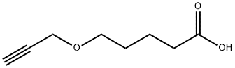 Pentanoic acid, 5-(2-propyn-1-yloxy)- Struktur