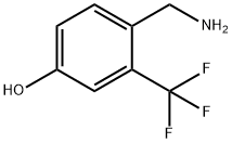 4-(AMINOMETHYL)-3-(TRIFLUOROMETHYL)PHENOL Struktur