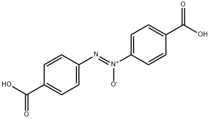 Benzoic acid, 4,4'-[(1Z)-1-oxido-1,2-diazenediyl]bis- Struktur