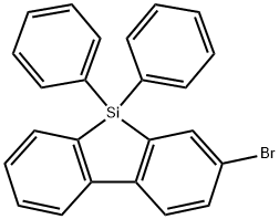 9H-9-Silafluorene, 2-bromo-9,9-diphenyl- Struktur