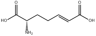 2-Heptenedioic acid, 6-amino-, (2E,6S)- Struktur