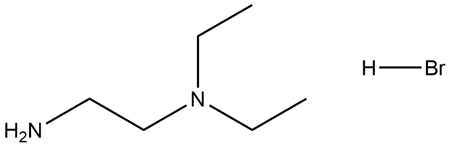 N,N-Diethylethane-1,2-diammoniumbromide Struktur