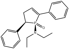 1H-Phosphol-1-amine, N,N-diethyl-2,3-dihydro-2,5-diphenyl-, 1-oxide, (1R,2R)-