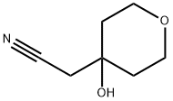 2H-Pyran-4-acetonitrile, tetrahydro-4-hydroxy- Struktur