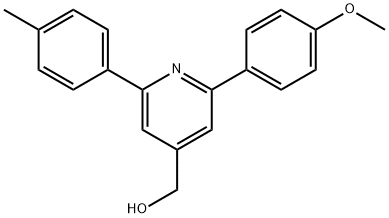 JR-9141, (2-(4-Methoxyphenyl)-6-p-tolylpyridin-4-yl)methanol, 97% Struktur